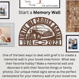 Classic 48 Chevy Truck Memorial Gift for Dad - Personalized Vintage Classic Chevrolet In Loving Memory Wall Sign Remembrance Sympathy Gift