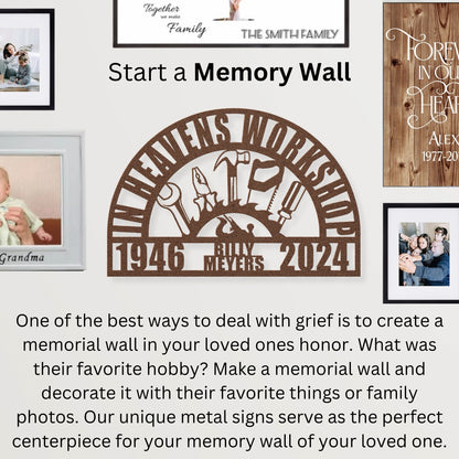 Personalized Carpenter Memorial Gift: Perfect Sympathy Gift for The Loss of Your Woodworker