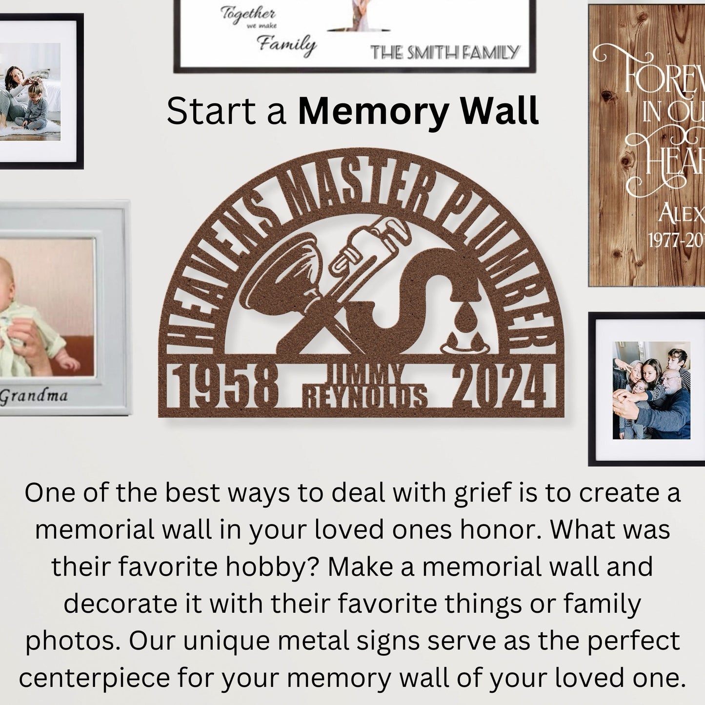 Personalized Plumber Memorial Gift: Perfect Sympathy Gift for The Loss of Your Master Plumber
