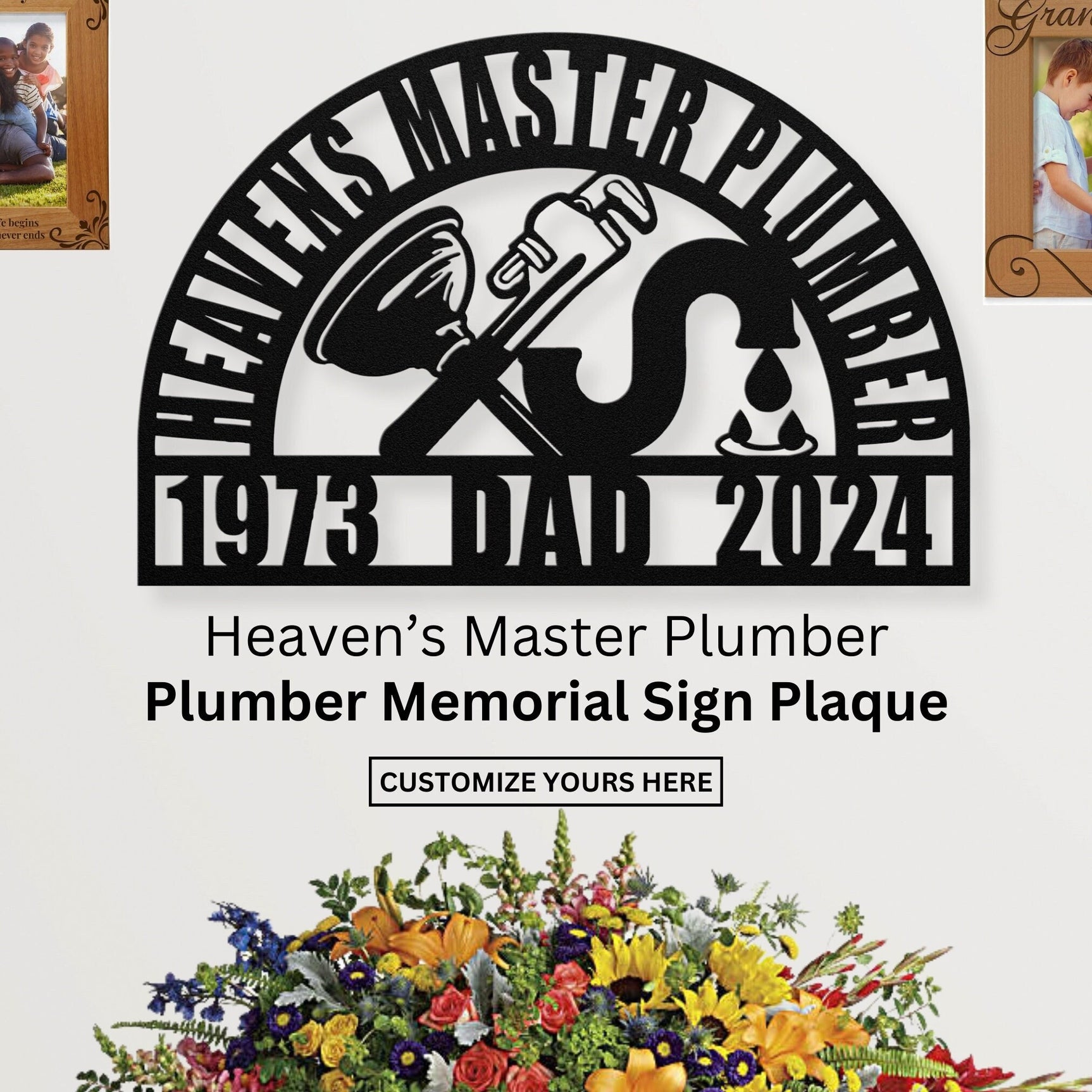 Personalized Plumber Memorial Gift: Perfect Sympathy Gift for The Loss of Your Master Plumber