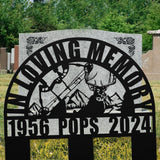 Personalized Deer Bow Hunting Hunter Memorial Decorative Sign