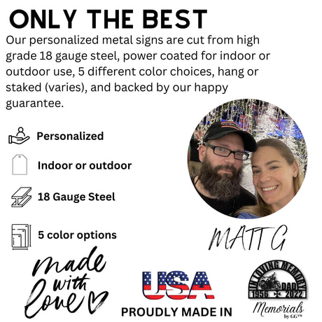 AR-15 Door Corner Frame Sign for Gun Enthusiast Men