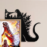 Godzilla Door Corner Topper Frame Decorations Metal Sign