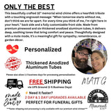 Bingo Memorial Wind Chimes for Loss of Grandma | Sympathy Windchimes Gift Box Remembrance