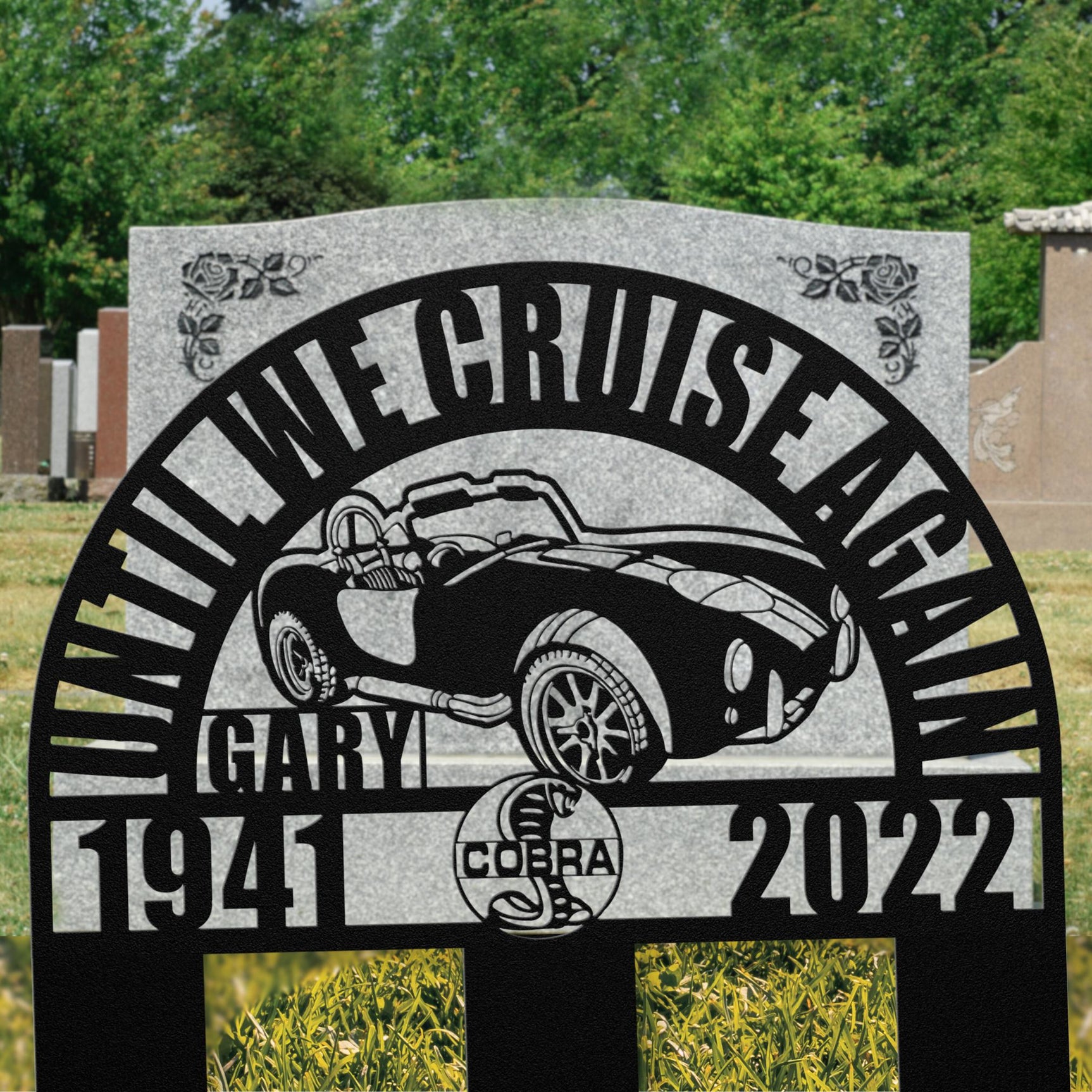 Classic Shelby Cobra Car Memorial Gift for Dad