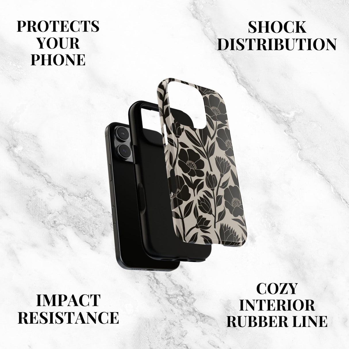 Iphone Black and White Iphone Case 8 X 10 11 12 Pro Max 13 14 15