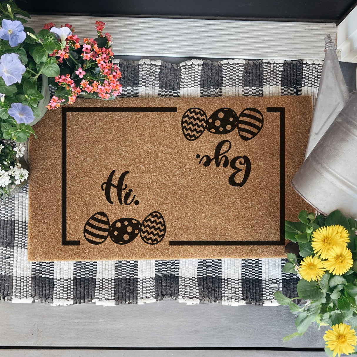 Spring Holiday Coir Doormat Home Decor