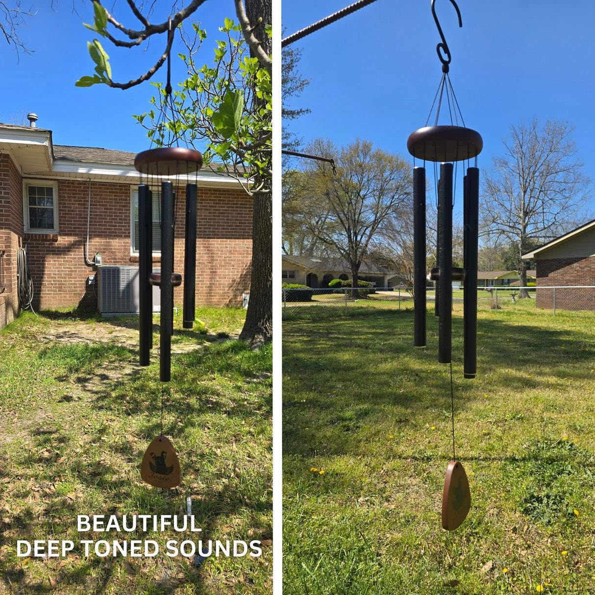 Outdoor Wind Chimes Gardening Memorial Mom Remembrance Grandma Personalized Sympathy Gift Garden Decor Tending Heavens Gardens