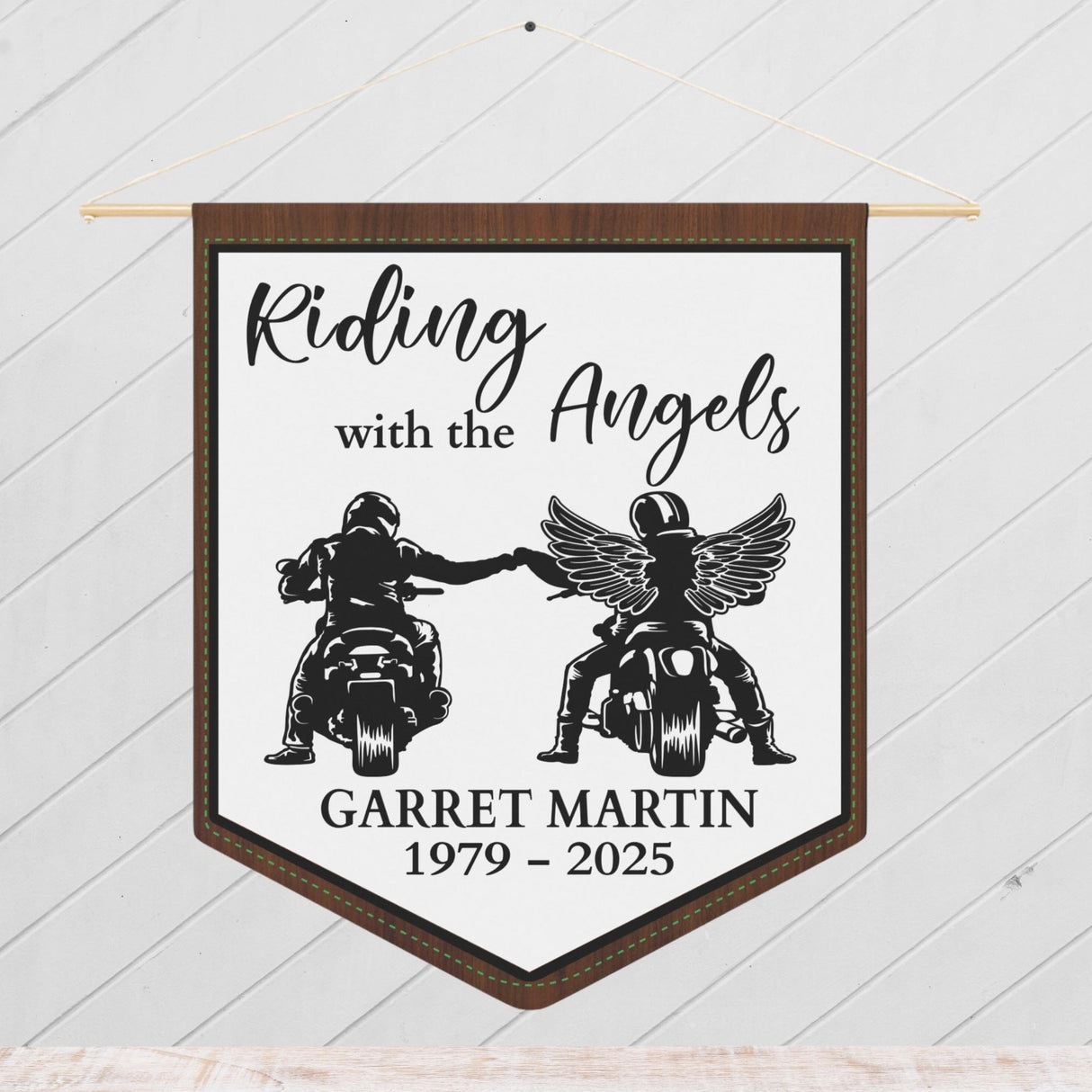 Motorcycle Memorial for Men Sympathy Gift for Dad