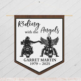 Motorcycle Memorial for Men Sympathy Gift for Dad