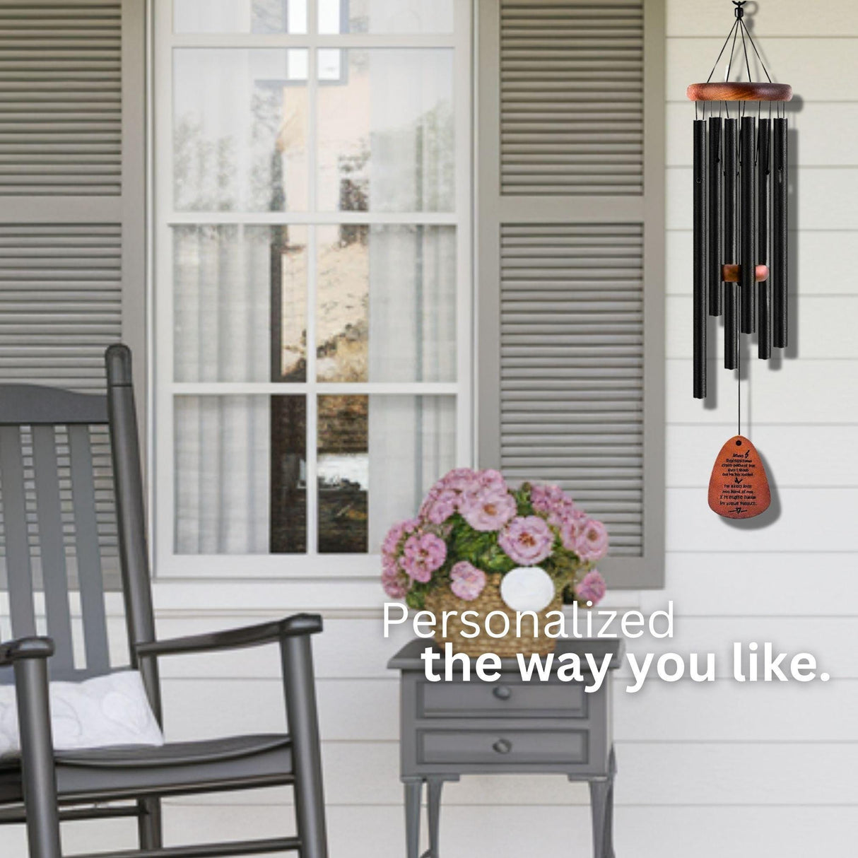 Personalized Photographer Memorial Gift Camera Sympathy Wind Chime Decor for Photography Family Tribute Loss of Best Friend Condolence