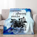 Farmer Memorial Blanket Gift