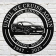 Corvette Departed loved One Sign Until We Cruise Again Honoring Loved One Personalized Father Tribute Hanging Wall Art Dad Memorial Gift