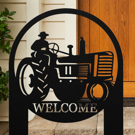 Farmhouse Welcome Stake Sign