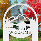 Bear Outdoor Welcome Stake Sign Decor for Front Yard