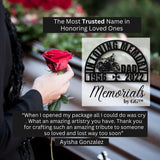 Personalized Baseball Memorial - Our Angel in the Outfield Photo Baseball Gift for Dad or Grandpa