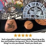 Personalized Baseball Memorial - Our Angel in the Outfield Photo Baseball Gift for Dad or Grandpa