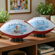 Personalized Football Memorial - Touched Down In Heaven Photo Football Gift for Dad or Player