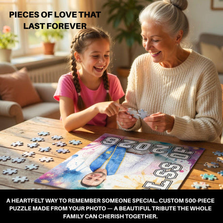 Personalized Class of 2026 Puzzle 500 Pieces - Custom Photo Graduation Gift