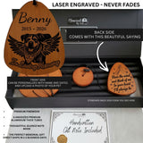 Pet Memorial Gifts for Dogs with Photo - Loss of a Dog Paw Sympathy Gift