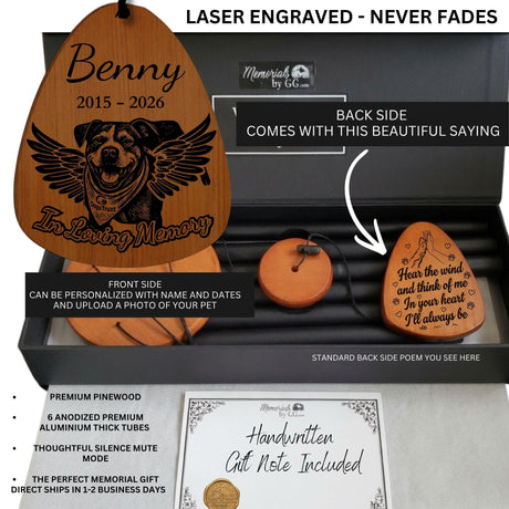 Pet Memorial Gifts for Dogs with Photo - Loss of a Dog Paw Sympathy Gift