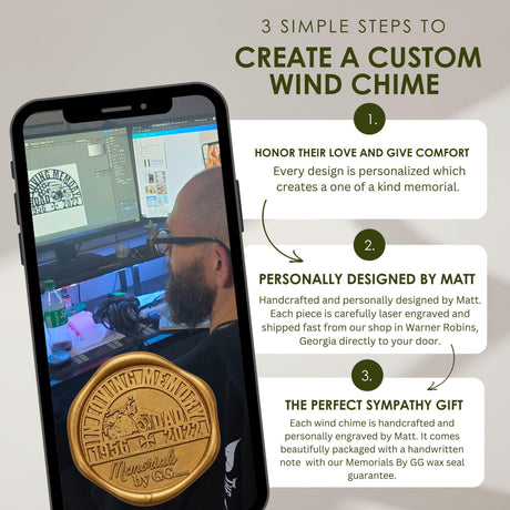Until We Cruise Again Off Roading Memorial Wind Chimes – Laser Engraved Personalized Sympathy Gift