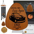 Personalized 1948 Classic Car Memorial Wind Chime - Vintage Chevy Hot Rod Tribute – Laser Engraved Custom Sympathy Gift for Loss of Dad