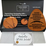 American Football Team Memorial Wind Chimes - Laser Engraved Sports Keepsake Sympathy Gift
