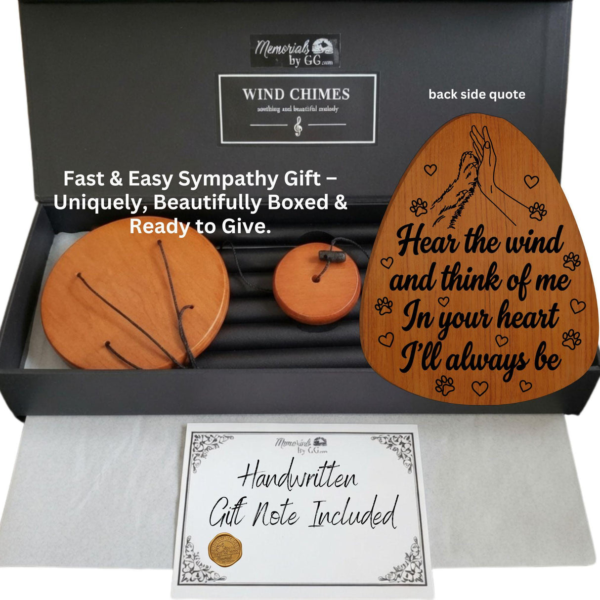 Pet Memorial Gifts for Dogs with Photo - Loss of a Dog Paw Sympathy Gift