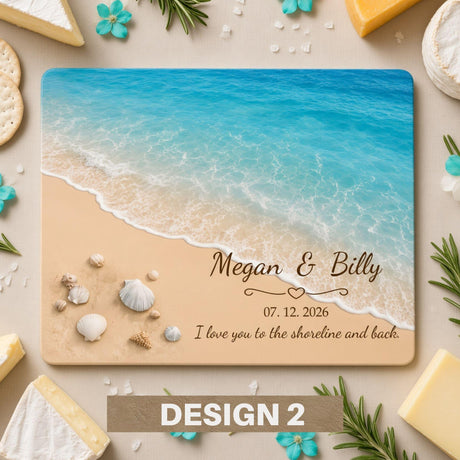 Personalized Glass Charcuterie Board, Custom Marble Wood Look Cheese Board, Closing Gifts, Realtor Kitchen Decor