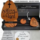 Christian Housewarming Gift Wind Chime, Personalized New Home Gift for Couple, Asked For Me My Lord