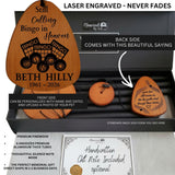 Personalized Bingo Memorial Wind Chime - Grandmom Loss Sympathetic Gift