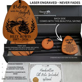 Personalized Biker Memorial Wind Chime, Sympathetic Sympathy Gift Loss of Father