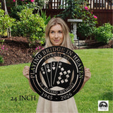 Bridge Player Memorial Gift - Personalized Sympathy Gift Playing Bridge In Heaven