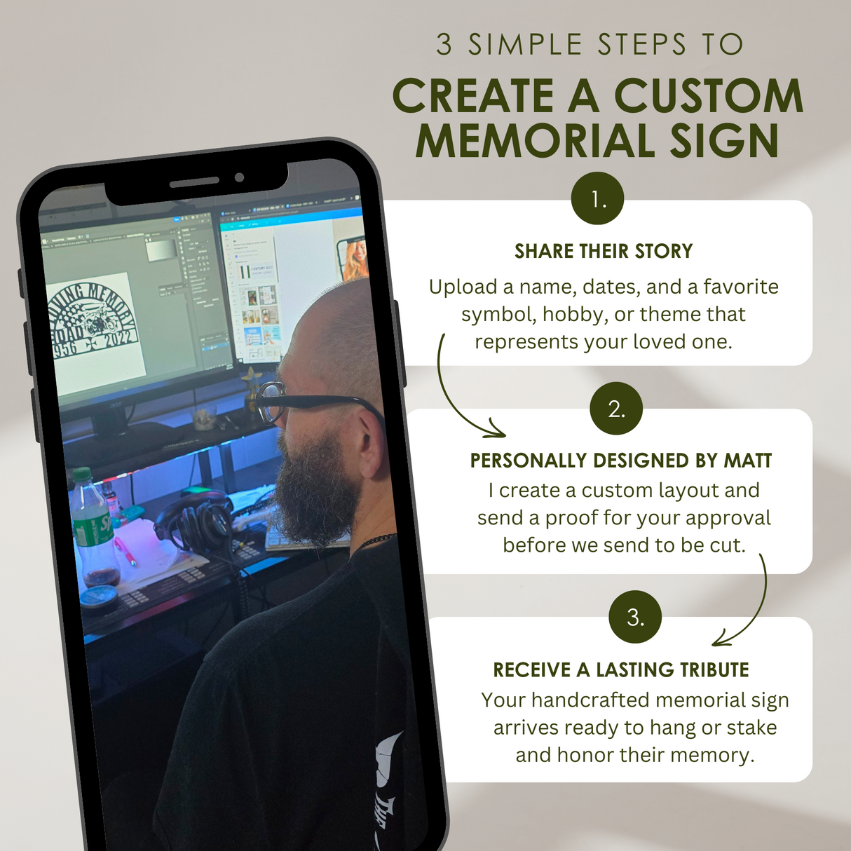 Create Your Own Custom Memorial Sign