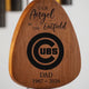 Chicago Cubs Baseball Memorial Wind Chime | Our Angel in the Outfield | Personalized Dad Sympathy Gift