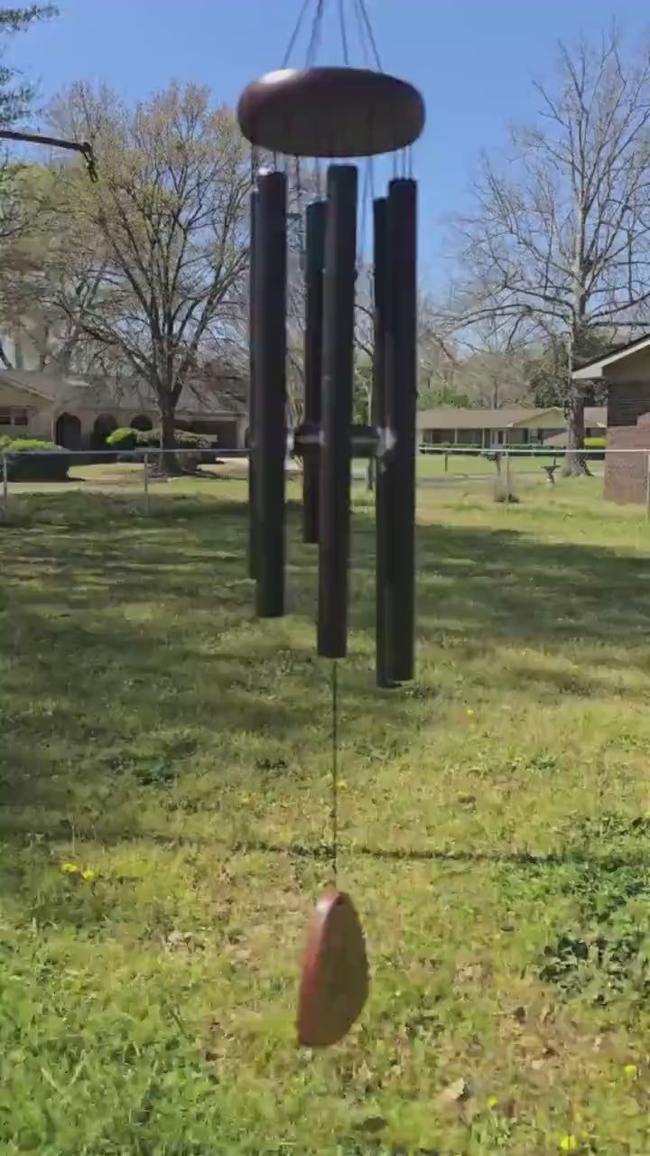 Personalized Sympathy Gift Hunter Mens Sympathy Gift Deer Mountains Hunting Fathers Day Remembrance Hunter Outdoorsman Tribute Wind Chime