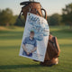 Personalized Golf Towel Memorial Gift - Until We Tee Off Again Photo Golfing Dad Sympathy