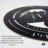Memorial Gift For Semi Truck Driver - Trucking in Heaven Father Trucker Metal Sign