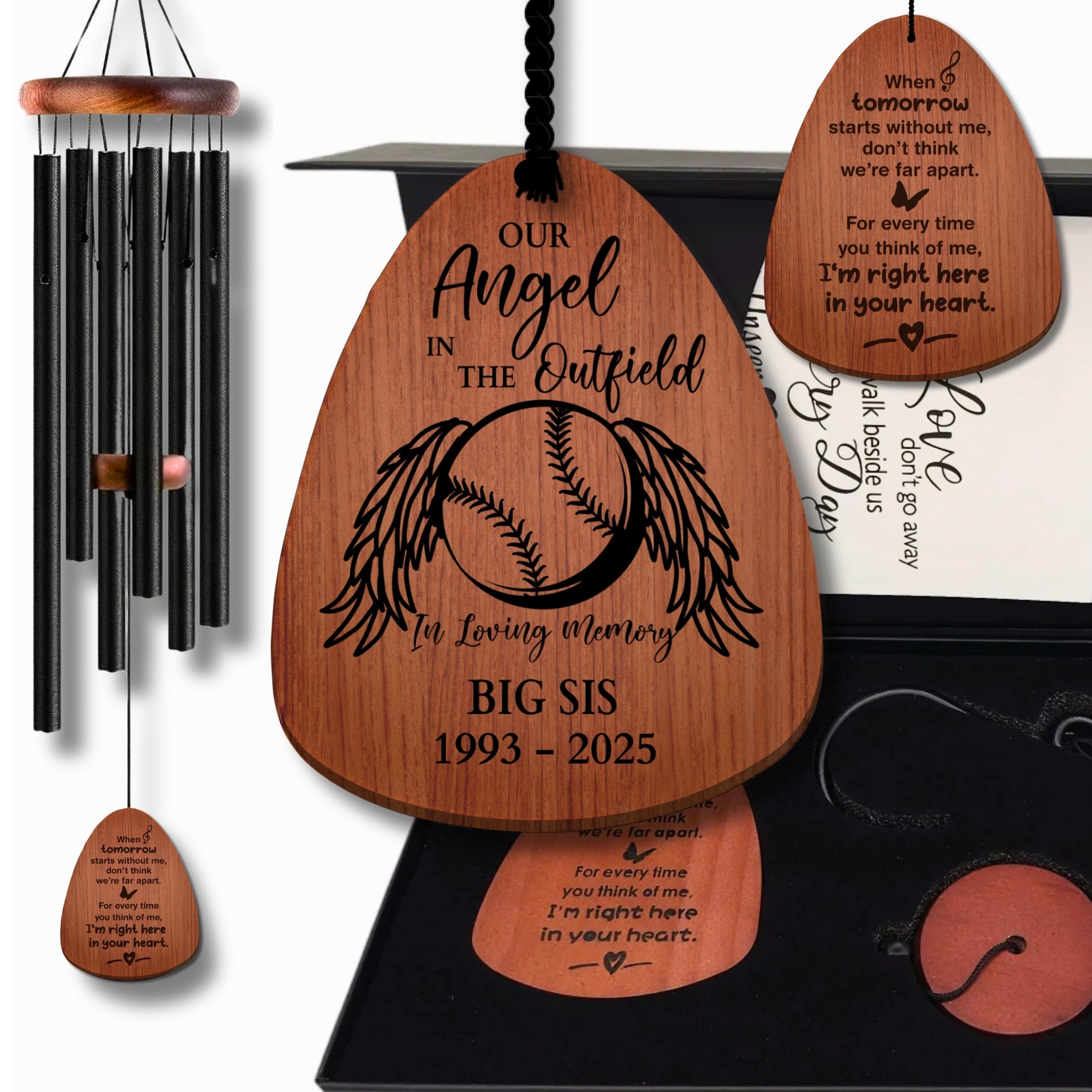 Softball Memorial Wind Chime