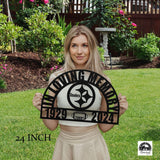 In Loving Memory Pittsburgh Steelers Memorial Sign - Personalized Sympathy Gift for Dad or Grandpa