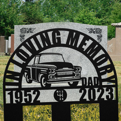 Vintage Truck Memorial for Loss of Loved One Memorial Decoration