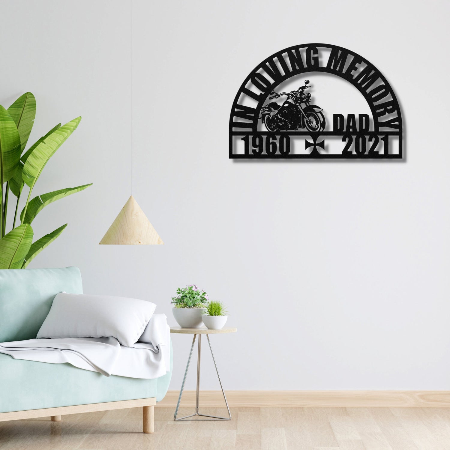 Dad Motorcycle Memorial Gift