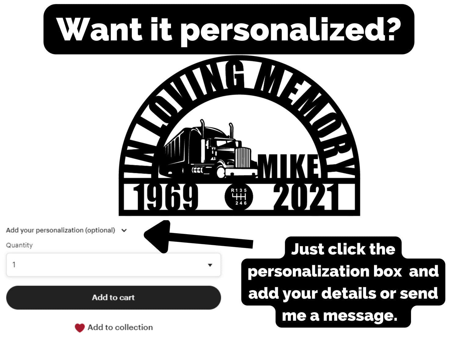 Truck Driver Sympathy Gift Loss of Father Gift | Trucker Dad Bereavement Gift | Memorial Garden Plaque | Father Grave Decorations for Dad