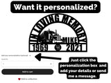 Truck Driver Sympathy Gift Loss of Father Gift | Trucker Dad Bereavement Gift | Memorial Garden Plaque | Father Grave Decorations for Dad