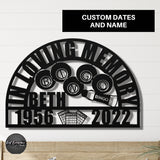 Custom Memorial Sign for Loss of Loved One, Unique Personalized Sympathy Remembrance Gift