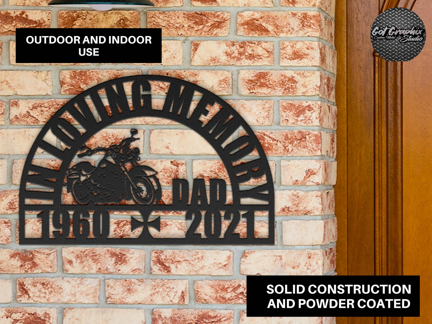 Dad Motorcycle Memorial Gift