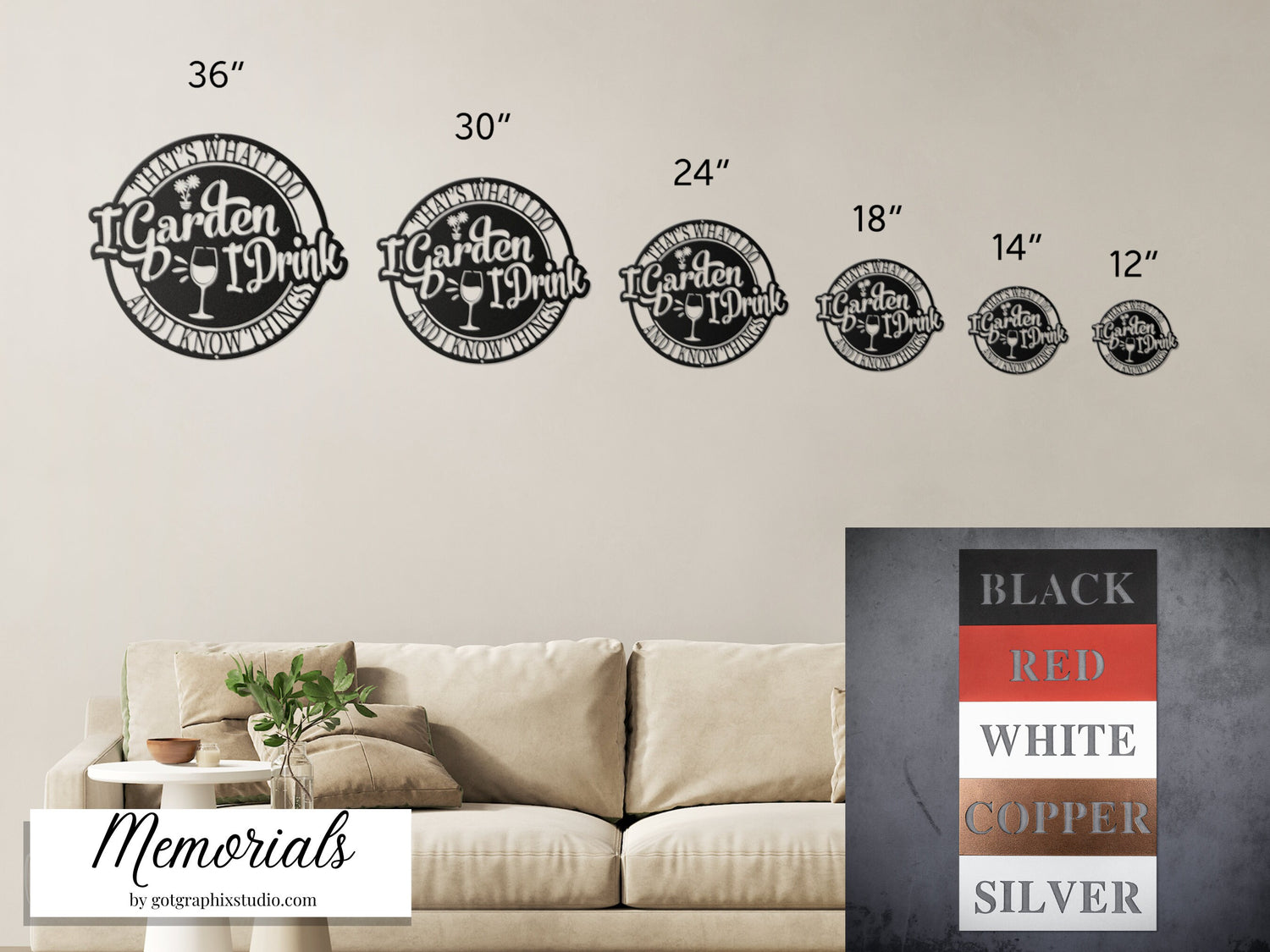 Funny Grammy Garden Sign | Garden Metal Sign Decorations | Grandma Garden Sign Funny | Wine Sign Outdoor Decor | Outdoor Signs for Garden