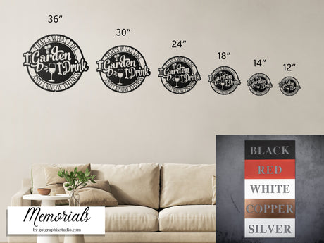 Funny Grammy Garden Sign | Garden Metal Sign Decorations | Grandma Garden Sign Funny | Wine Sign Outdoor Decor | Outdoor Signs for Garden