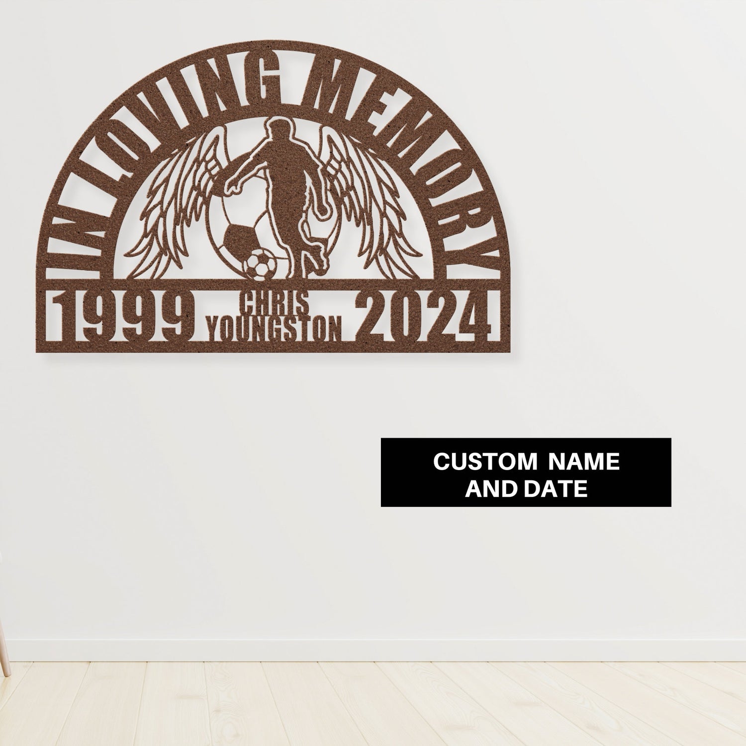 Personalized Soccer Memorial Gift for Soccer Player Remembrance